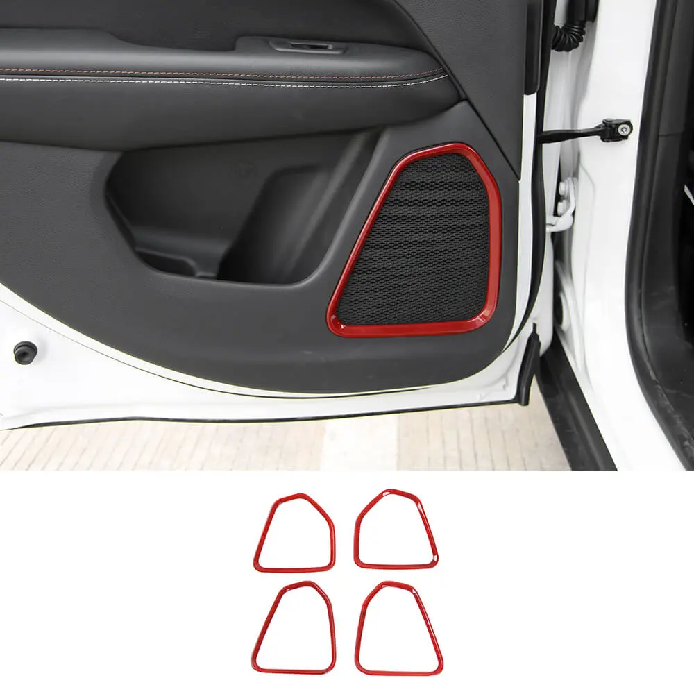 For 2017-2025 Jeep Compass Door Speaker Frame Cover Trim – Interior Door Trim Kit