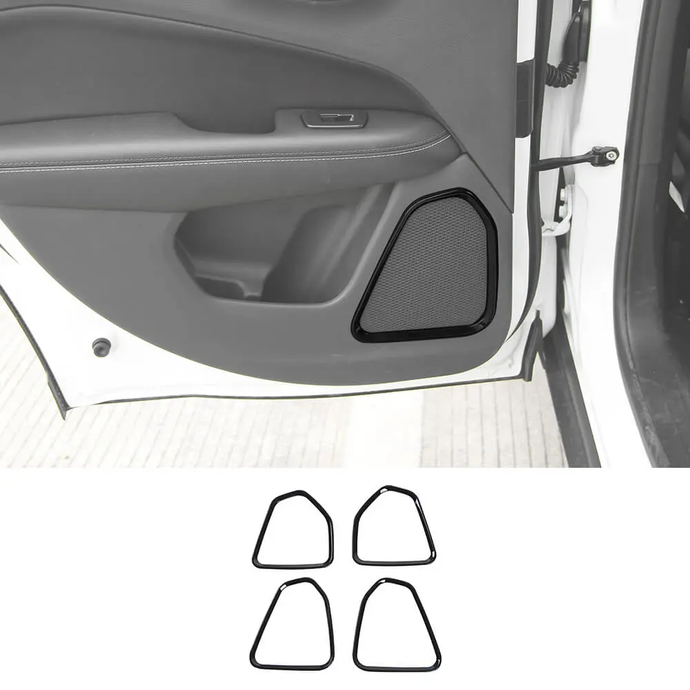 For 2017-2025 Jeep Compass Door Speaker Frame Cover Trim – Interior Door Trim Kit - Image 10