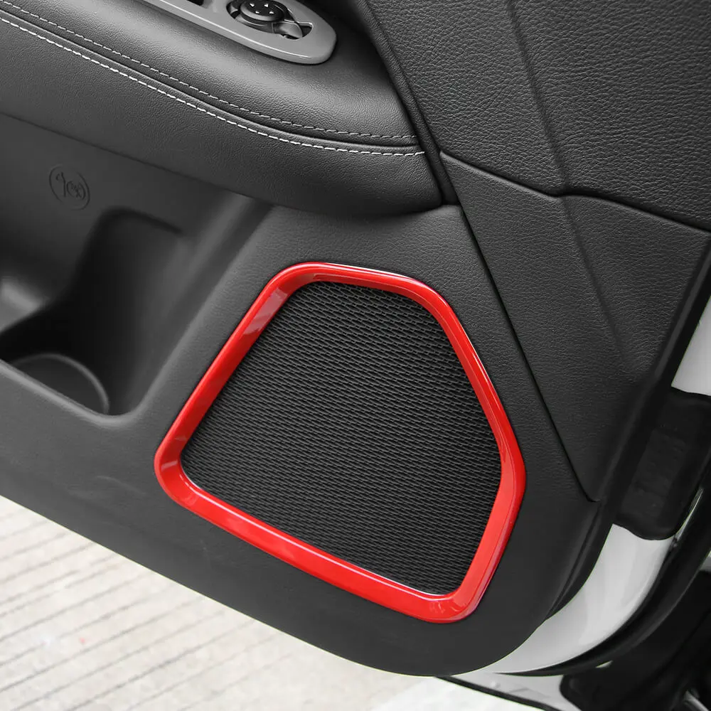 For 2017-2025 Jeep Compass Door Speaker Frame Cover Trim – Interior Door Trim Kit - Image 4
