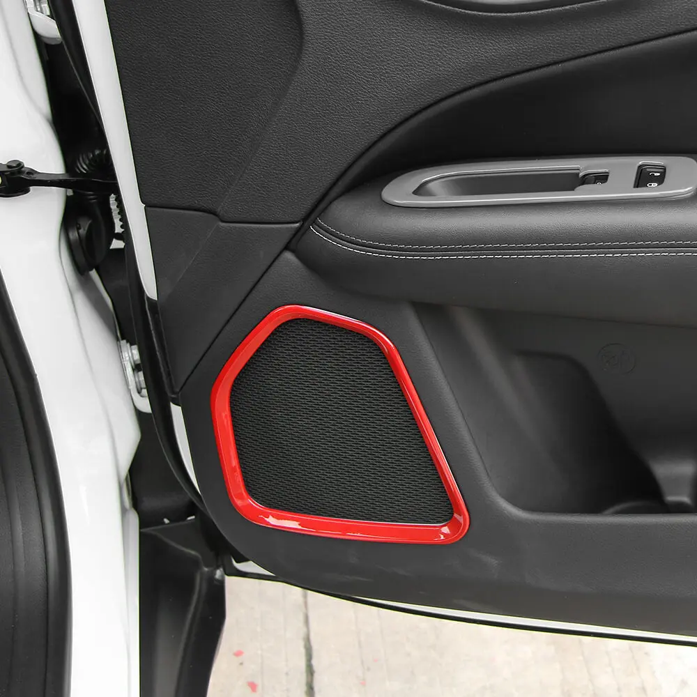 For 2017-2025 Jeep Compass Door Speaker Frame Cover Trim – Interior Door Trim Kit - Image 5