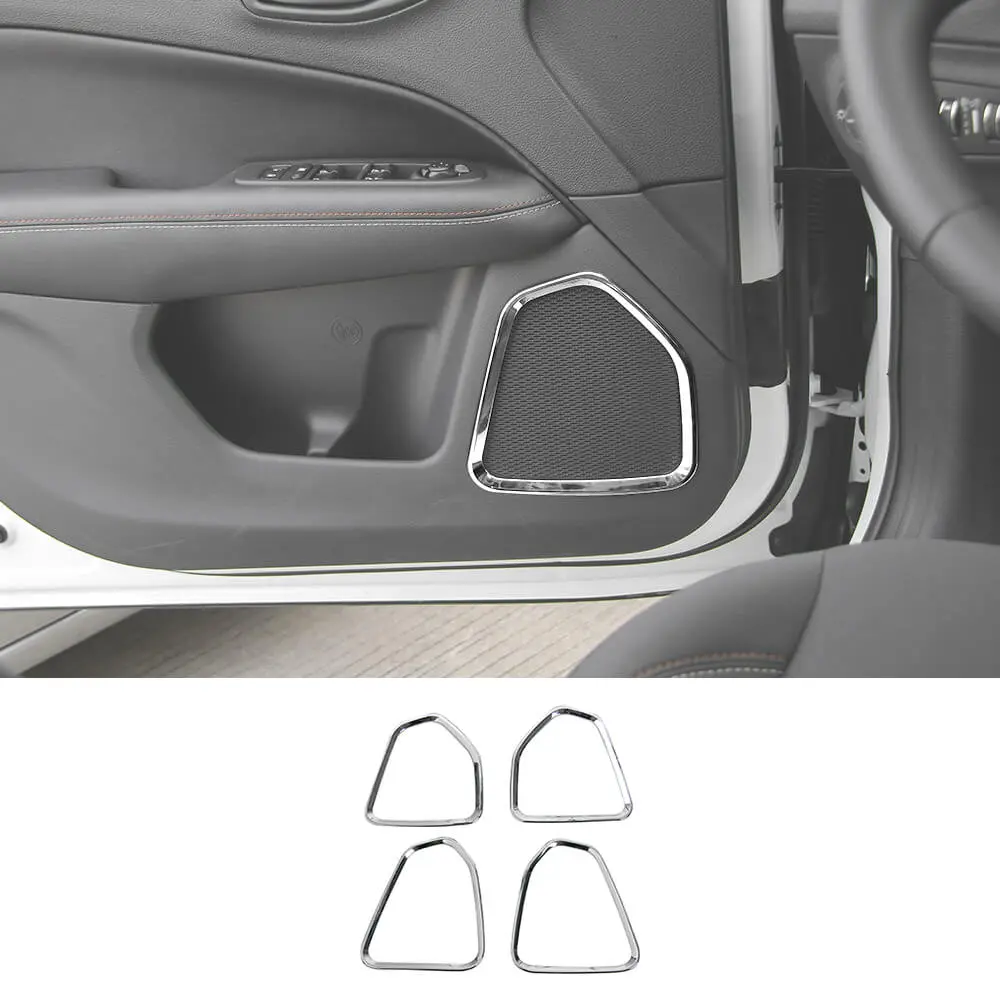 For 2017-2025 Jeep Compass Door Speaker Frame Cover Trim – Interior Door Trim Kit - Image 9