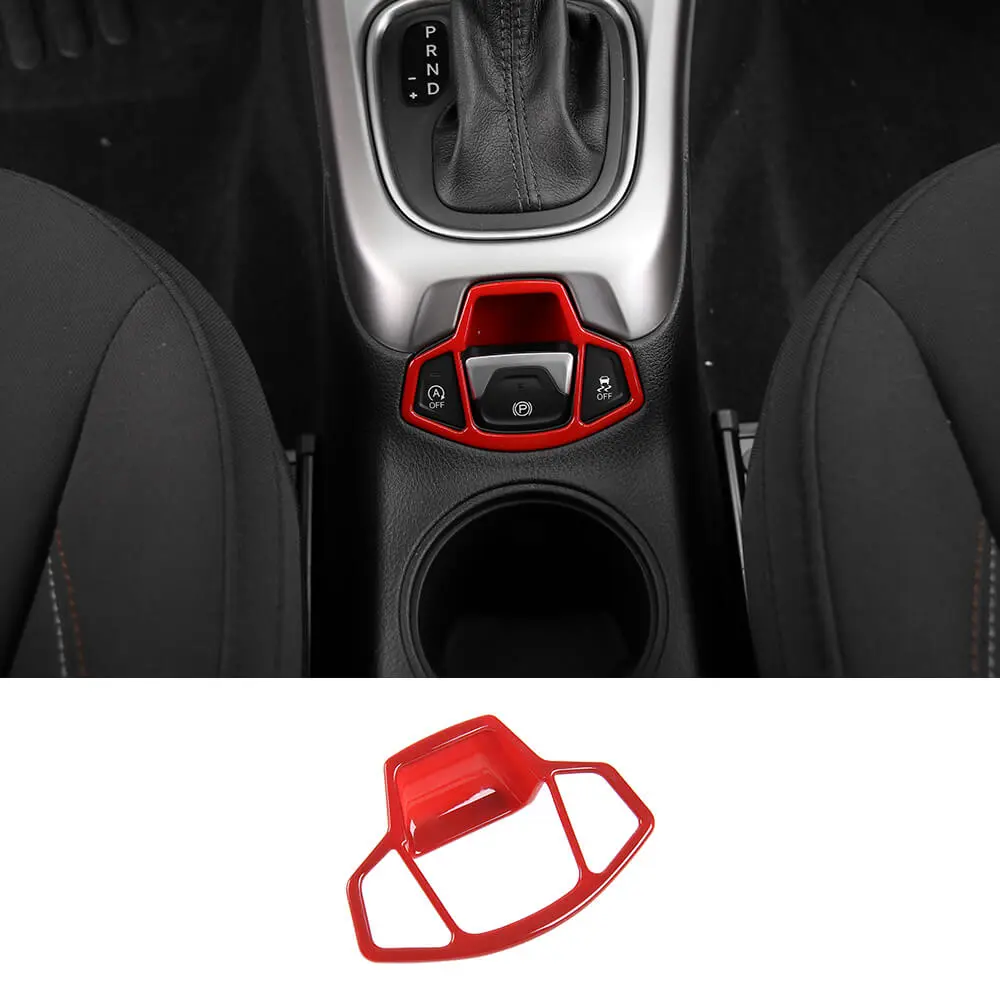 For 2017-2025 Jeep Compass Electronic Hand Brake Button Panel Cover Frame – Interior Trim Accessory