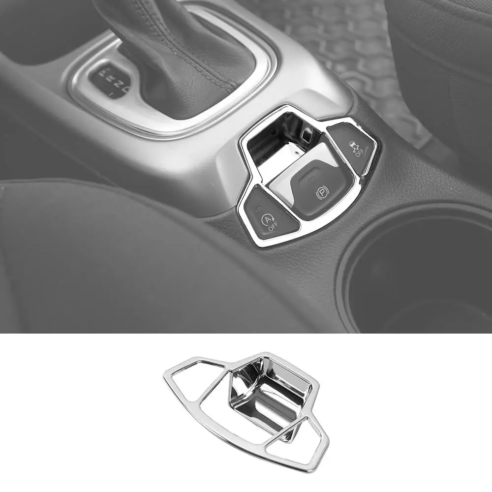 For 2017-2025 Jeep Compass Electronic Hand Brake Button Panel Cover Frame – Interior Trim Accessory - Image 12
