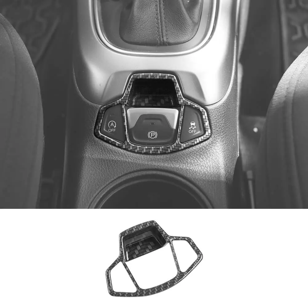For 2017-2025 Jeep Compass Electronic Hand Brake Button Panel Cover Frame – Interior Trim Accessory - Image 13