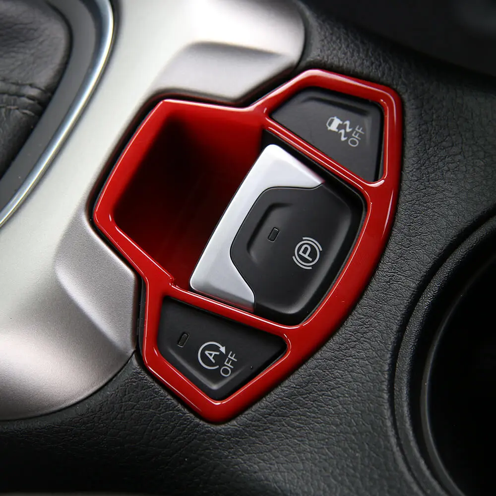For 2017-2025 Jeep Compass Electronic Hand Brake Button Panel Cover Frame – Interior Trim Accessory - Image 4
