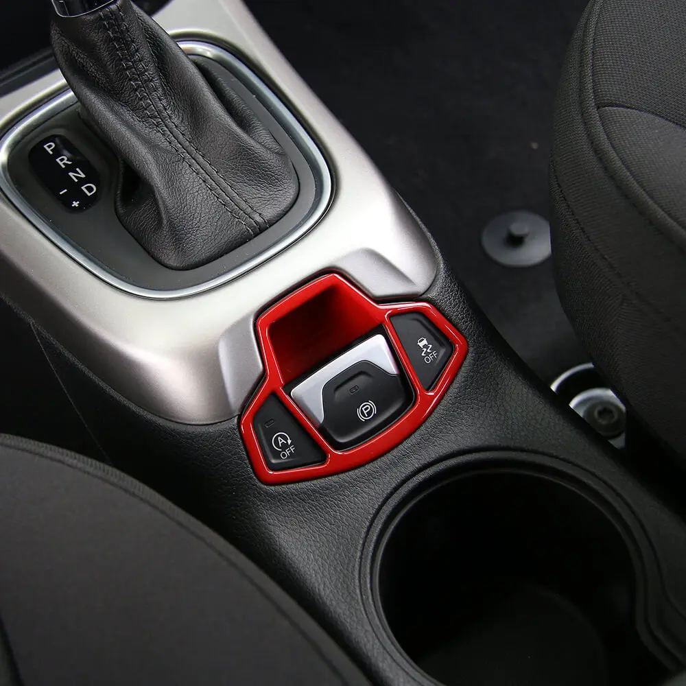 For 2017-2025 Jeep Compass Electronic Hand Brake Button Panel Cover Frame – Interior Trim Accessory - Image 5