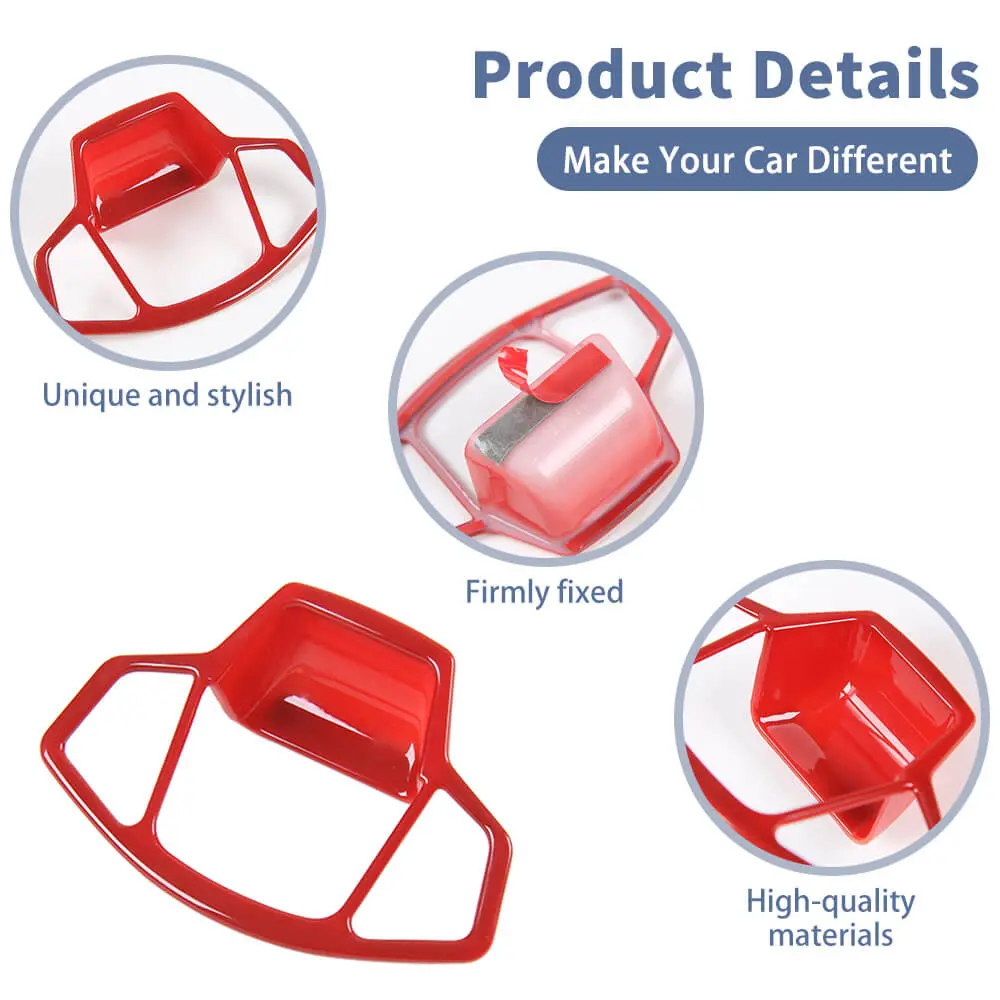 For 2017-2025 Jeep Compass Electronic Hand Brake Button Panel Cover Frame – Interior Trim Accessory - Image 9