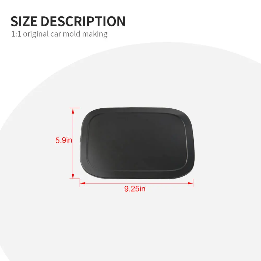 For 2017-2025 Jeep Compass Fuel Tank Cap Trim Cover Gas Filler Decor Black - Image 10