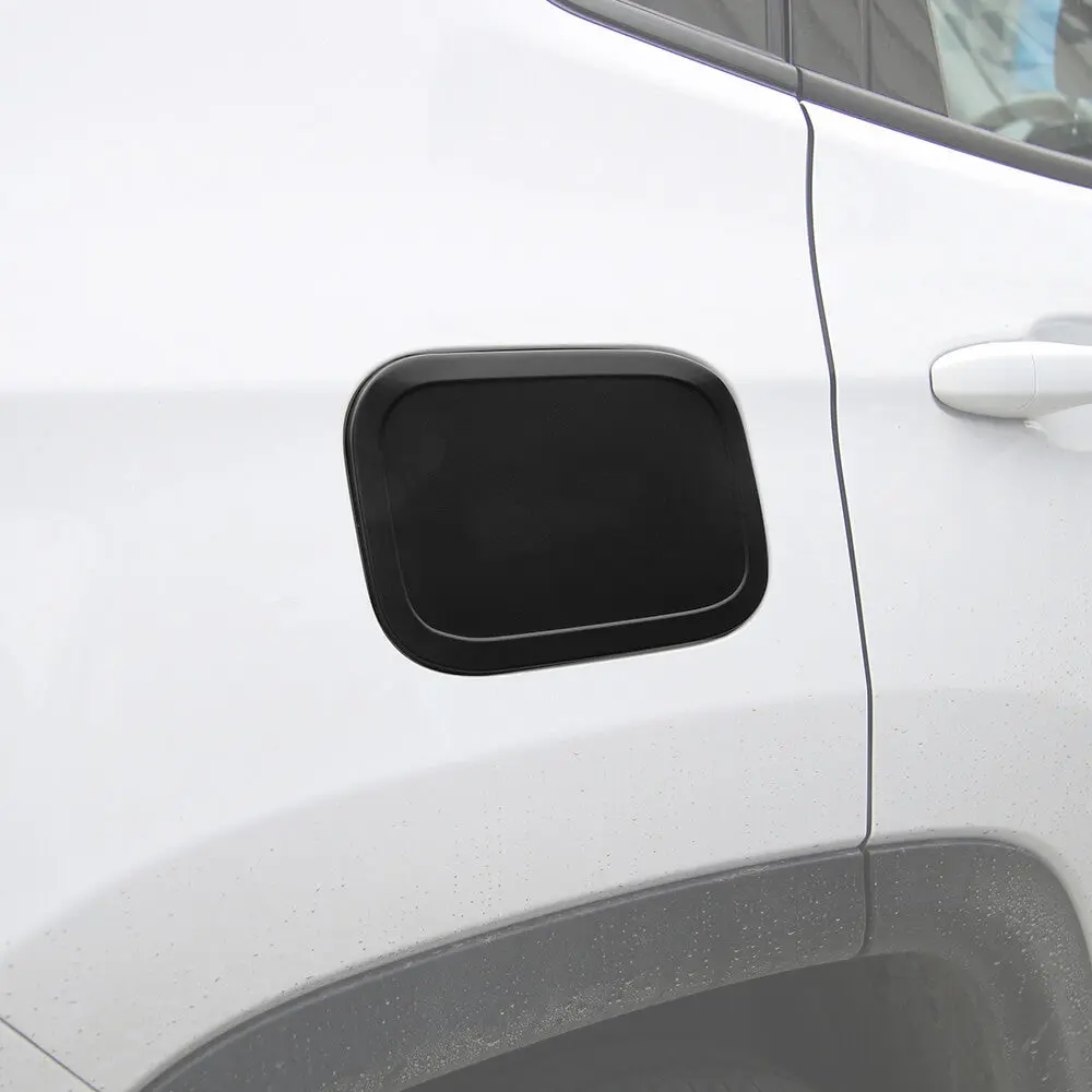 For 2017-2025 Jeep Compass Fuel Tank Cap Trim Cover Gas Filler Decor Black - Image 3