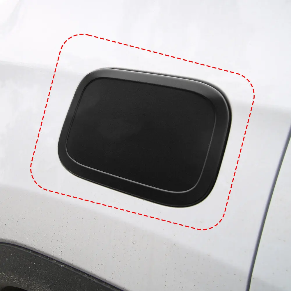 For 2017-2025 Jeep Compass Fuel Tank Cap Trim Cover Gas Filler Decor Black - Image 4