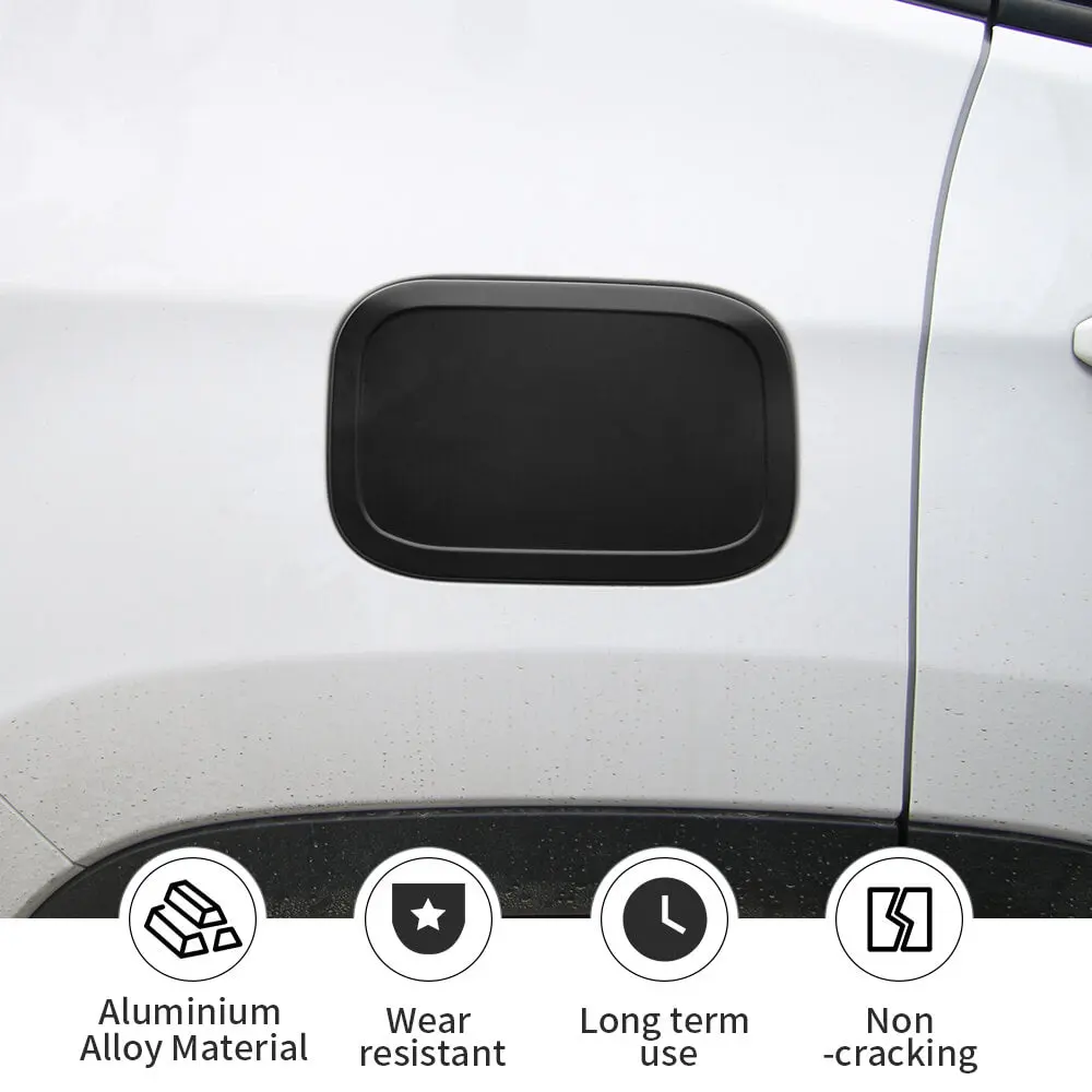 For 2017-2025 Jeep Compass Fuel Tank Cap Trim Cover Gas Filler Decor Black - Image 6