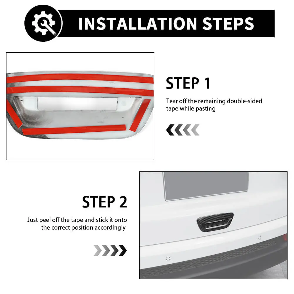 For 2017-2025 Jeep Compass Tailgate Rear Door Handle Cover Shell – Protective Exterior Trim - Image 6