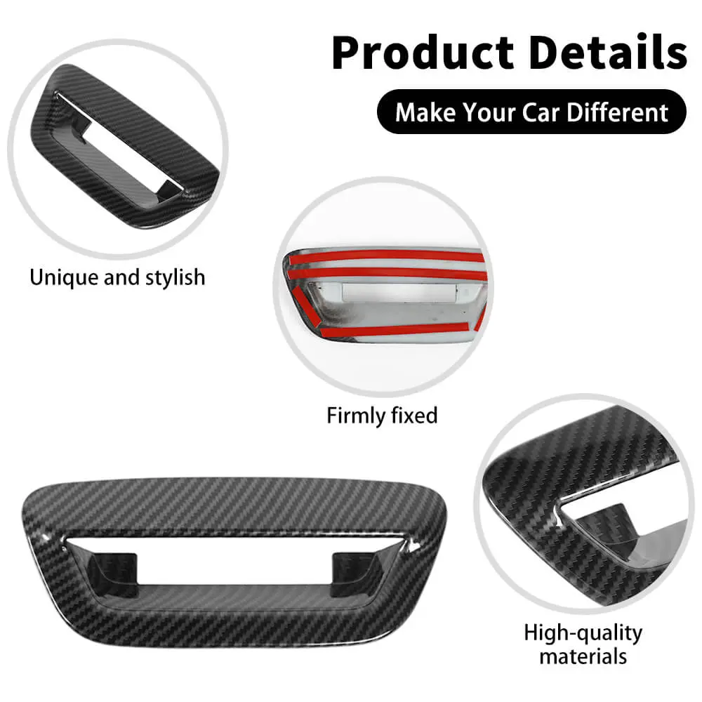 For 2017-2025 Jeep Compass Tailgate Rear Door Handle Cover Shell – Protective Exterior Trim - Image 8