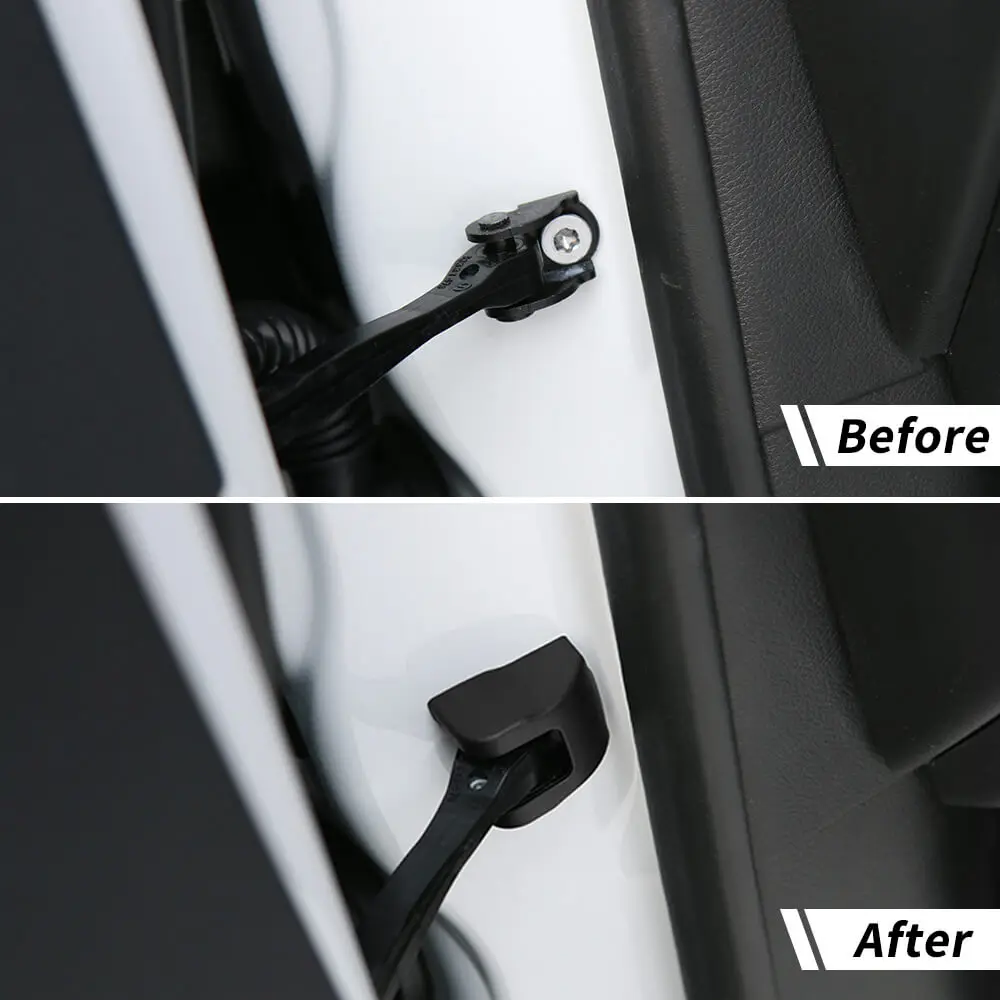 For Jeep 2017+ Compass & 2015+ Renegade Door Limiting Stopper Cover Trim – Door Stop Protector - Image 2