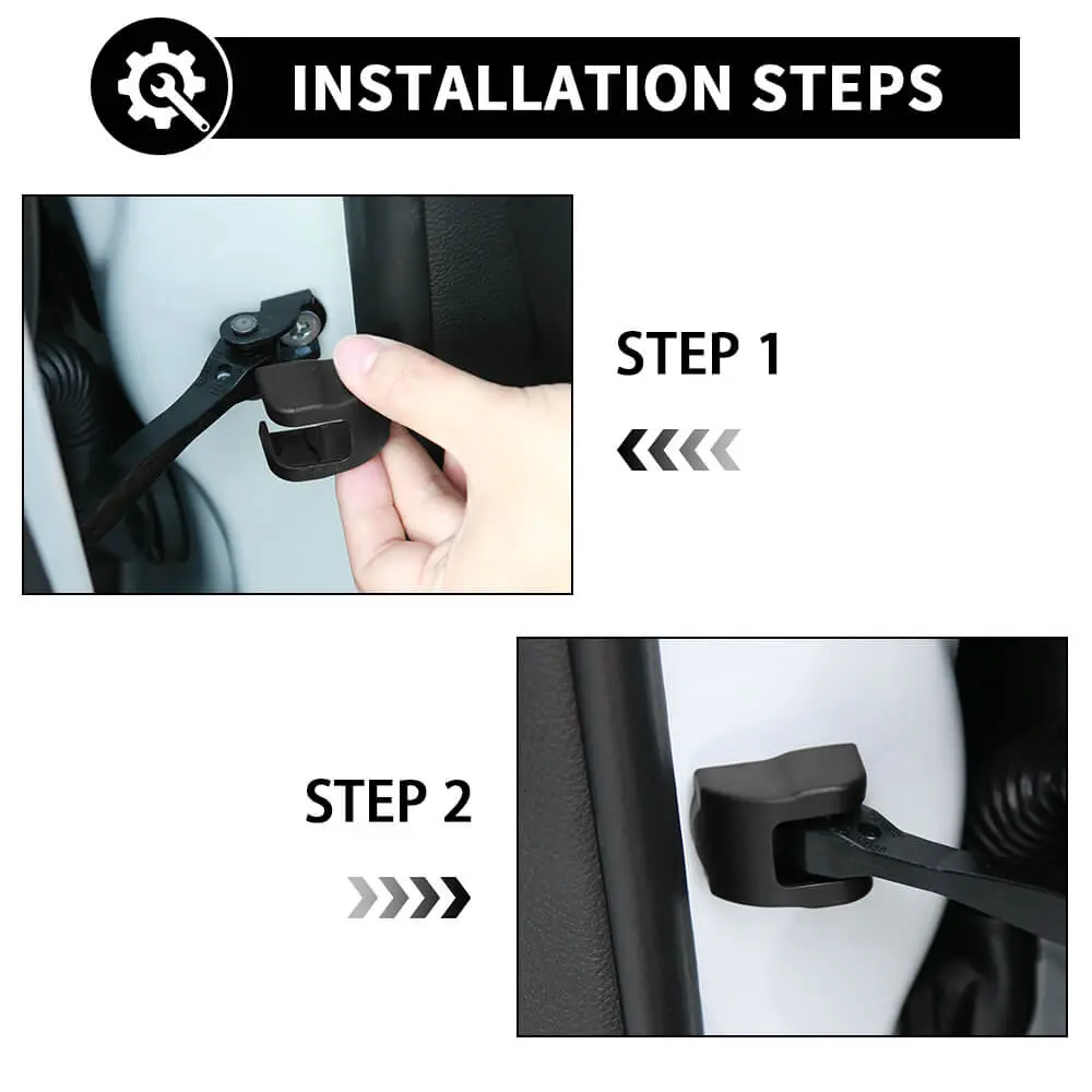 For Jeep 2017+ Compass & 2015+ Renegade Door Limiting Stopper Cover Trim – Door Stop Protector - Image 6