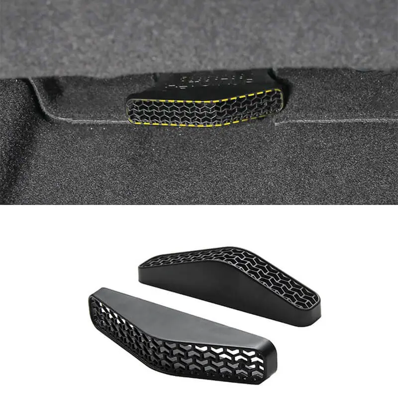 For 2017+ Jeep Compass/2016+ Renegade Seat Under Lower Air Outlet Vent Dust Trim Cover (2 pcs) - Image 9