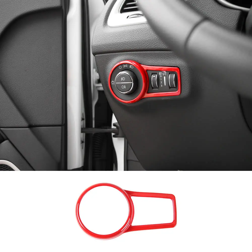 For 2017-2025 Jeep Compass Inner Headlight Lamp Button Switch Cover Trim Bezel - Image 10