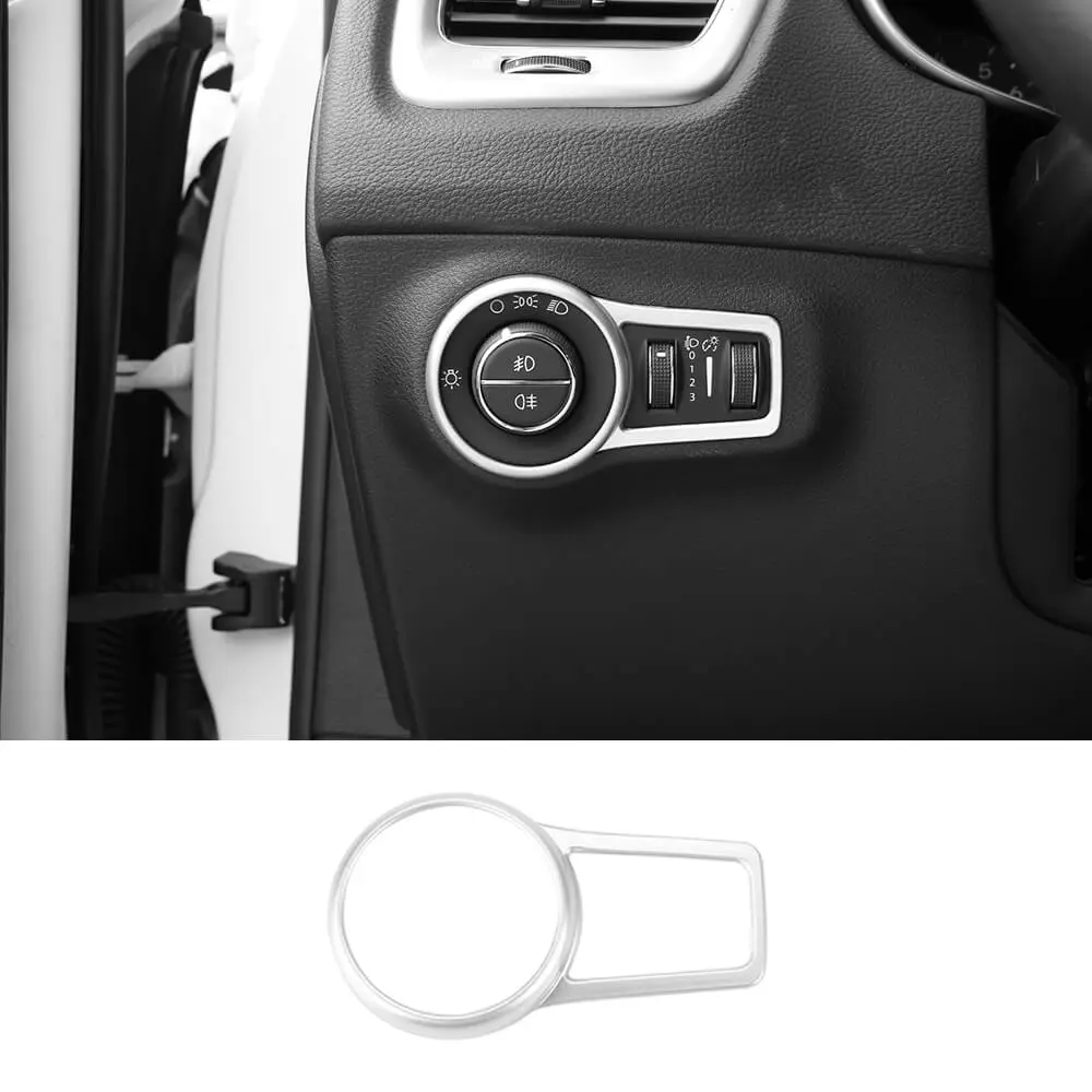 For 2017-2025 Jeep Compass Inner Headlight Lamp Button Switch Cover Trim Bezel - Image 11