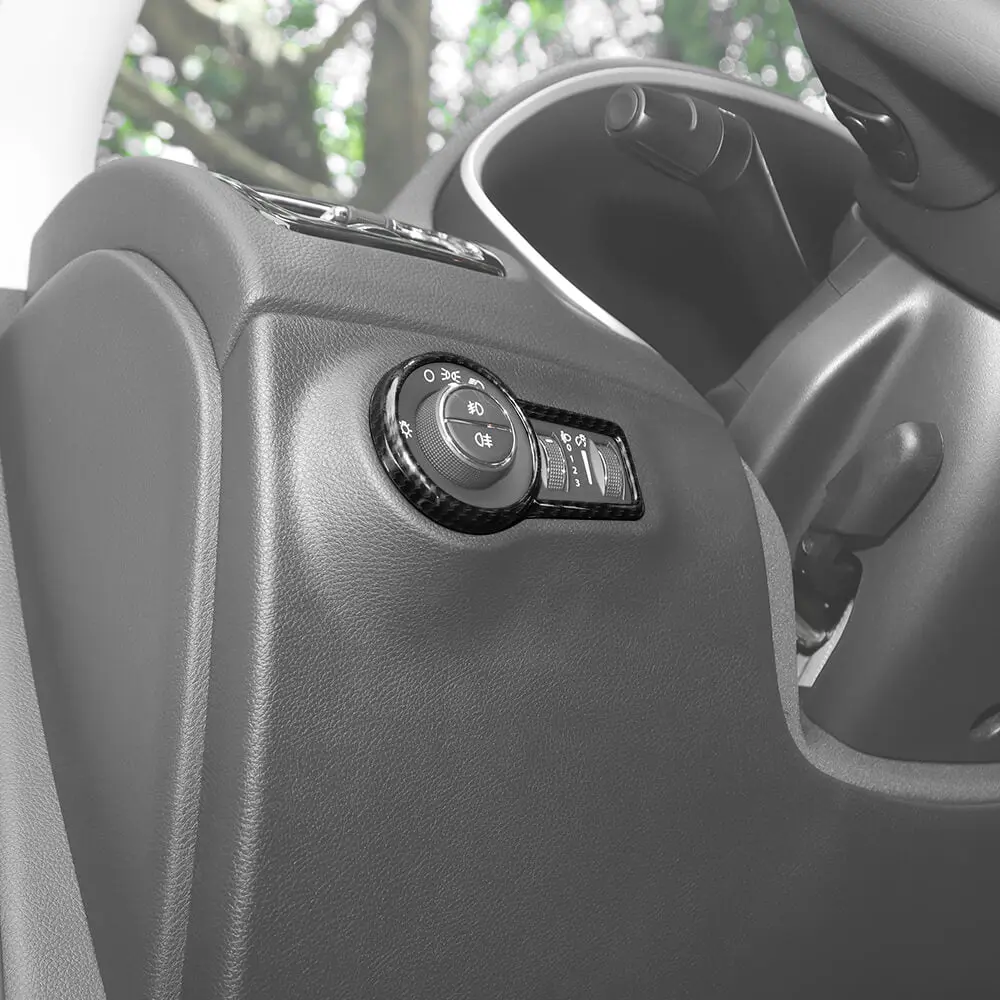 For 2017-2025 Jeep Compass Inner Headlight Lamp Button Switch Cover Trim Bezel - Image 5