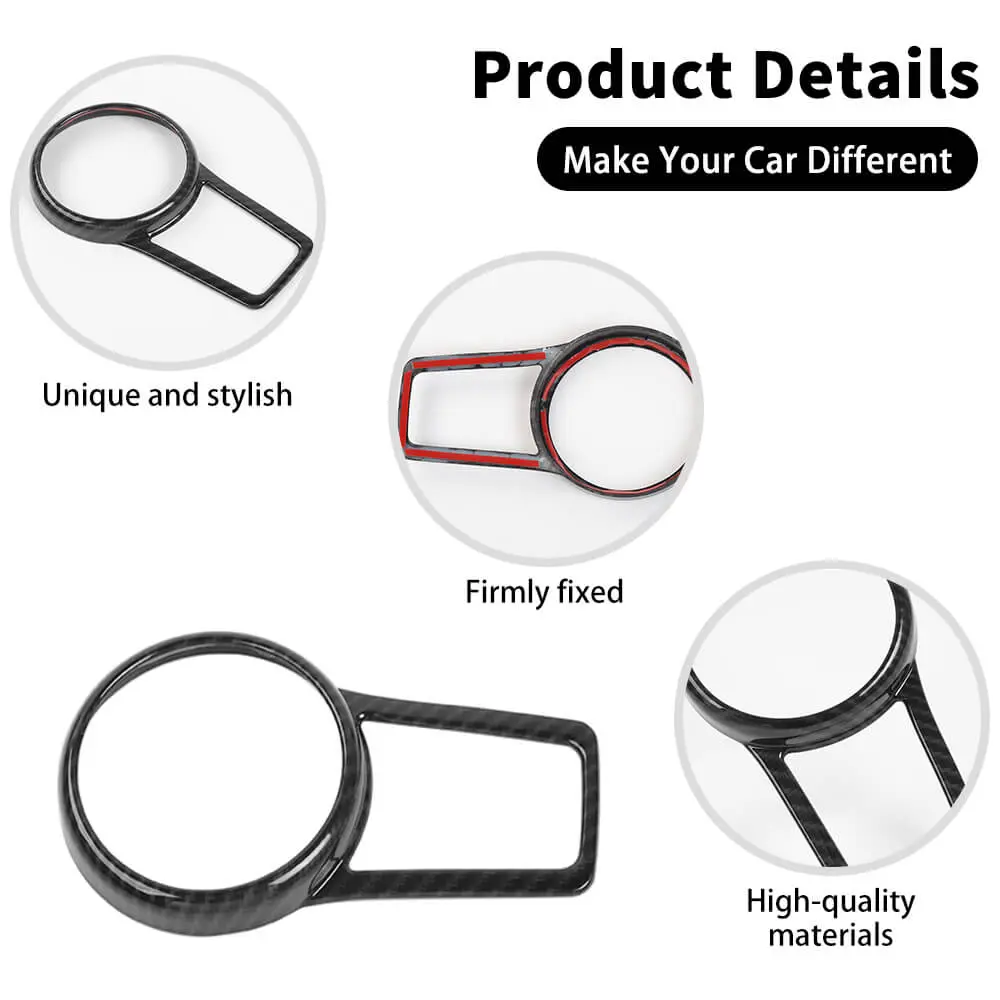 For 2017-2025 Jeep Compass Inner Headlight Lamp Button Switch Cover Trim Bezel - Image 8