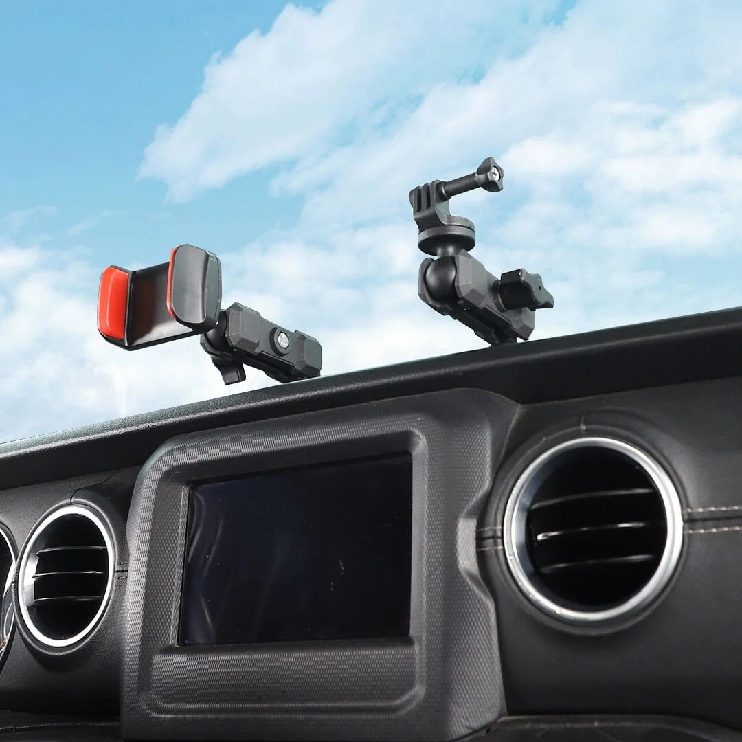 For 2018-2023 Jeep Wrangler JL & Gladiator JT Interior Center Console Mobile Phone Holder GPS Bracket - Image 5