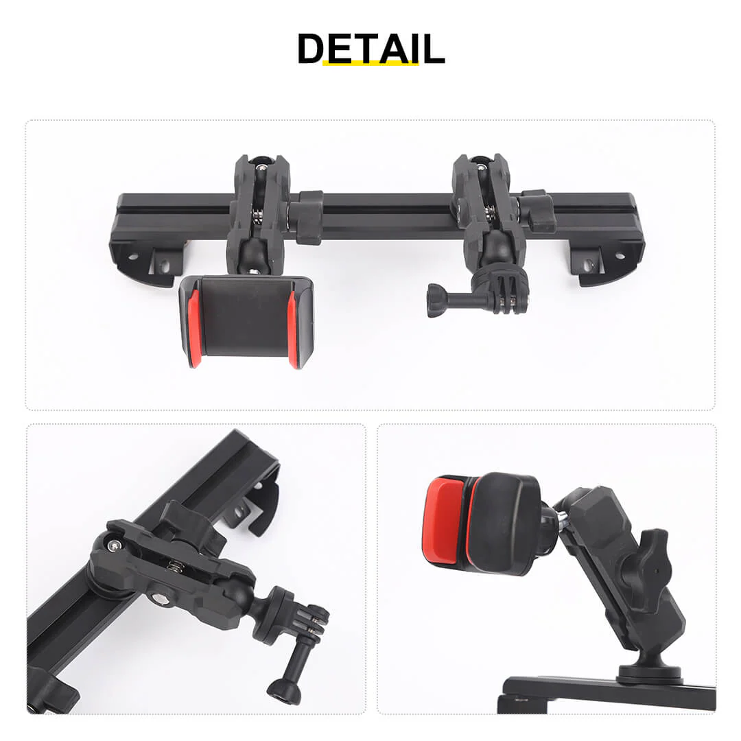 For 2018-2023 Jeep Wrangler JL & Gladiator JT Interior Center Console Mobile Phone Holder GPS Bracket - Image 7