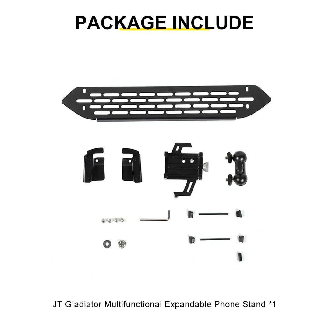 For 2018-2023 Jeep Wrangler JL/Gladiator JT Interior Center Console Mulfuntion Expand Phone Holder Bracket - Image 10
