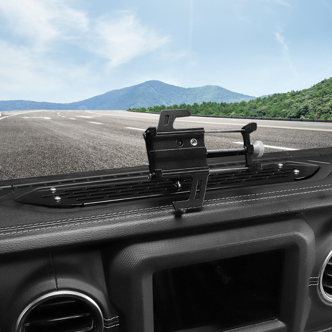For 2018-2023 Jeep Wrangler JL/Gladiator JT Interior Center Console Mulfuntion Expand Phone Holder Bracket - Image 3