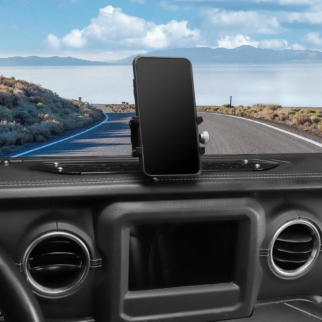 For 2018-2023 Jeep Wrangler JL/Gladiator JT Interior Center Console Mulfuntion Expand Phone Holder Bracket - Image 4