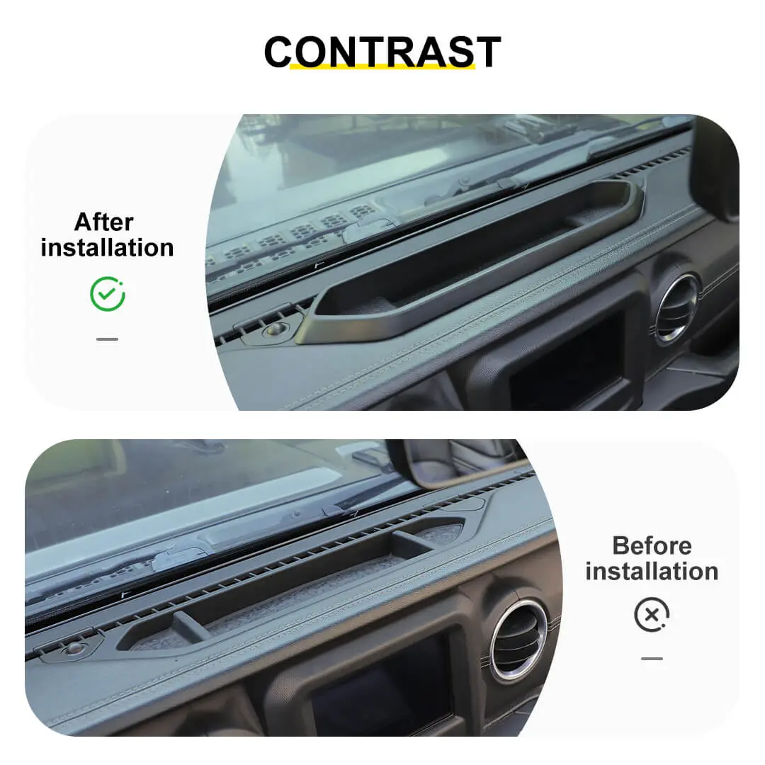 For 2018-2023 Jeep Wrangler JL & Gladiator JT Interior Center Console Storage Box Accessories - Image 2