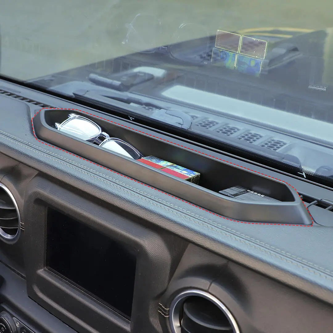 For 2018-2023 Jeep Wrangler JL & Gladiator JT Interior Center Console Storage Box Accessories - Image 3