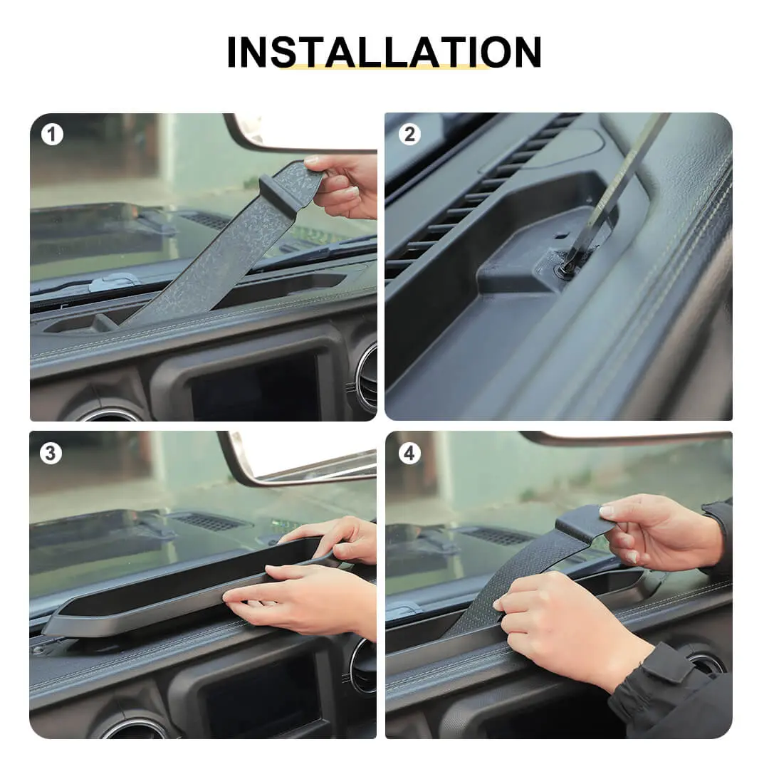 For 2018-2023 Jeep Wrangler JL & Gladiator JT Interior Center Console Storage Box Accessories - Image 6