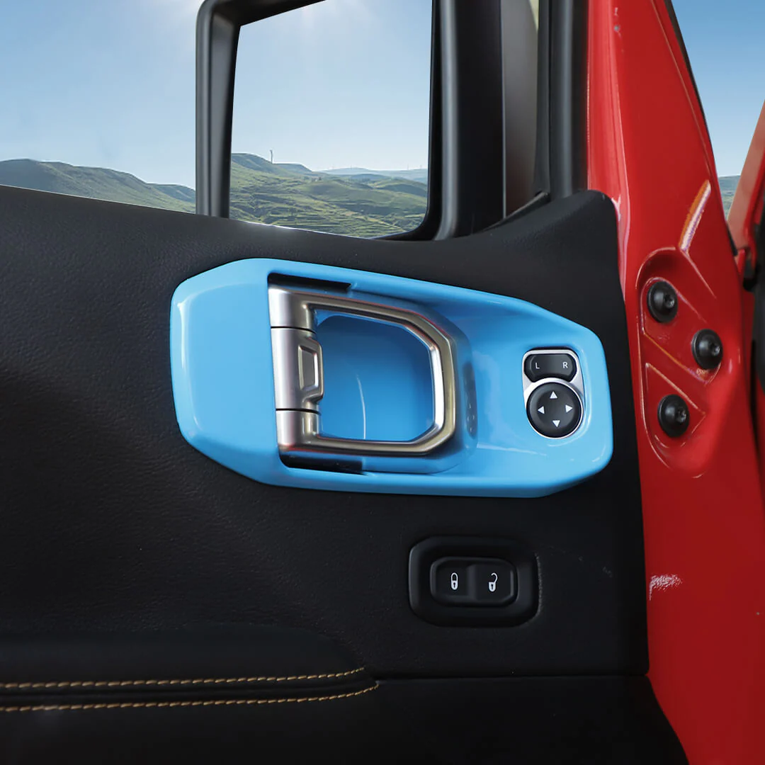 For 2018-2023 Jeep Wrangler JL & Gladiator JT Interior Center Console Trim Cover Kit (24 pcs) - Image 6