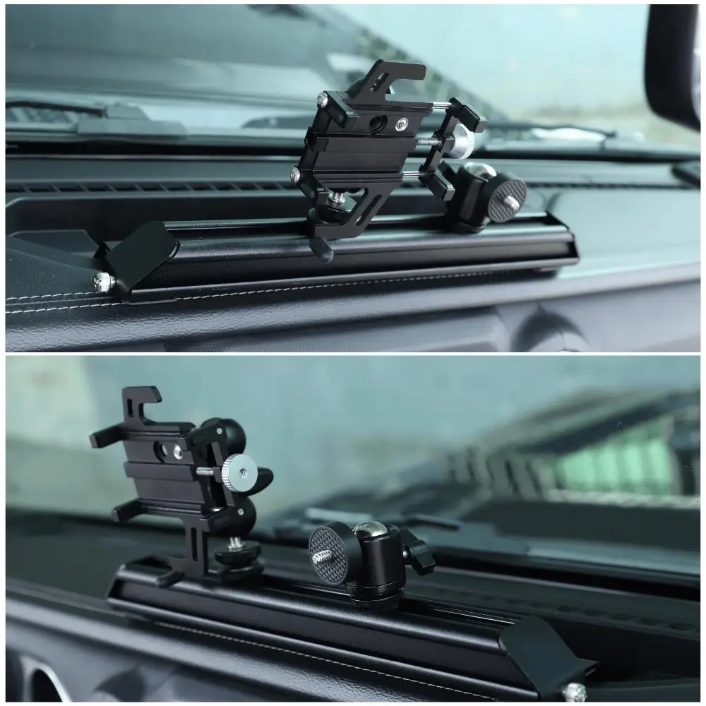 For 2018-2023 Jeep Wrangler JL & Gladiator JT Metal Dash Extended Camera/Mobile Phone Holder - Image 3