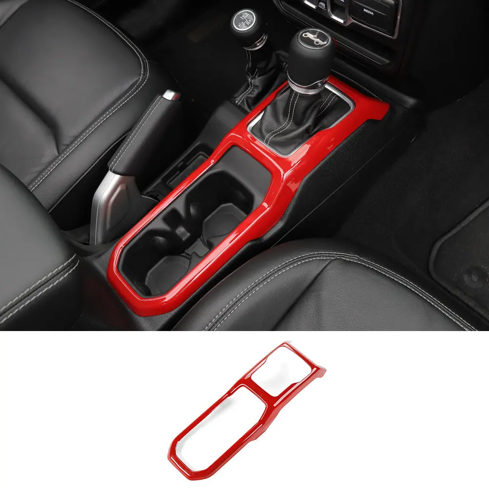 For 2018-2023 Jeep Wrangler JL JLU Interior Trim Full Set Available Separately Red - Image 21