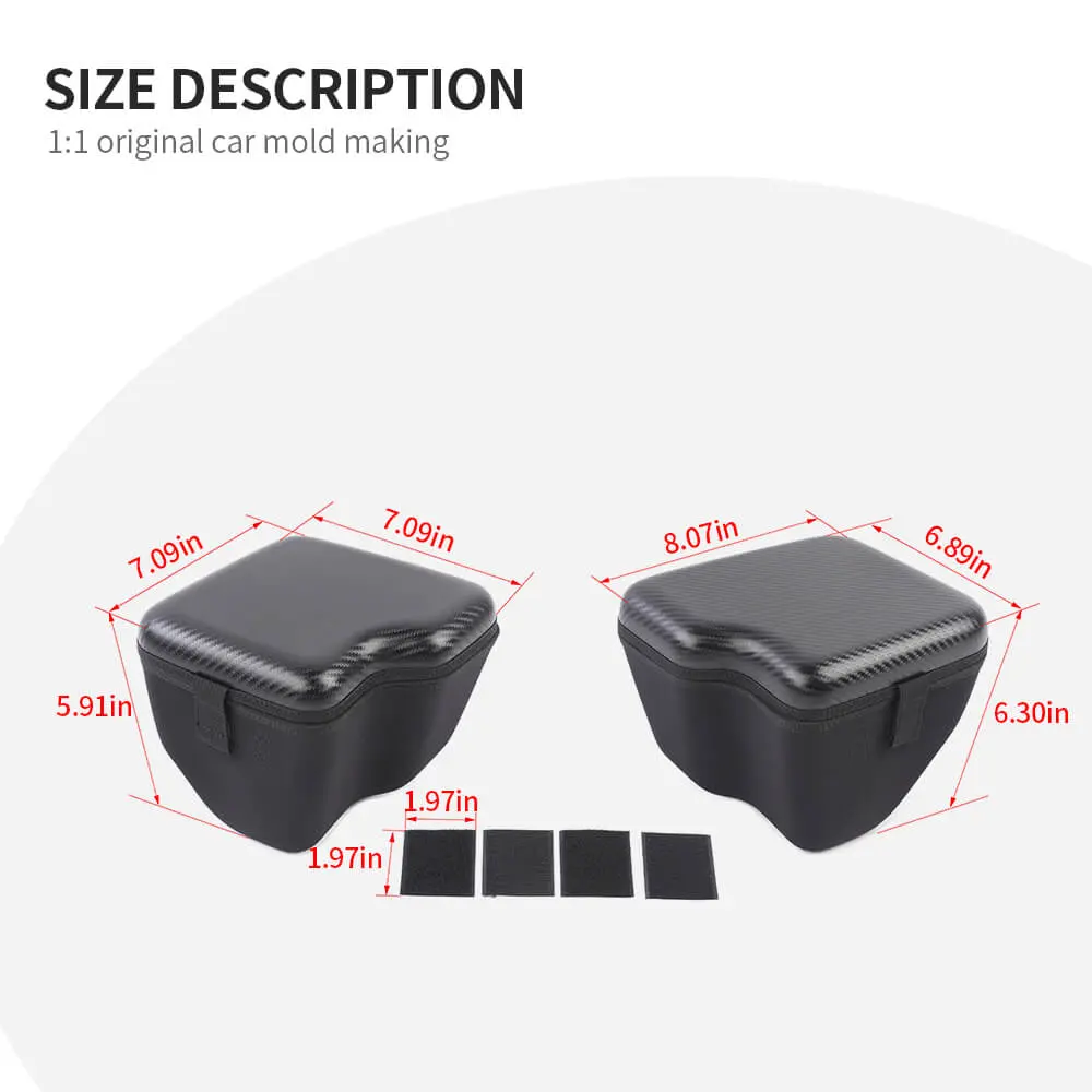For 2018-2023 Jeep Wrangler JLU 4 Door Rear Trunk Side Storage Bag Pockets Box - Image 10