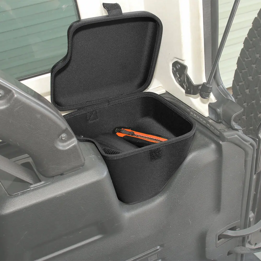 For 2018-2023 Jeep Wrangler JLU 4 Door Rear Trunk Side Storage Bag Pockets Box - Image 4