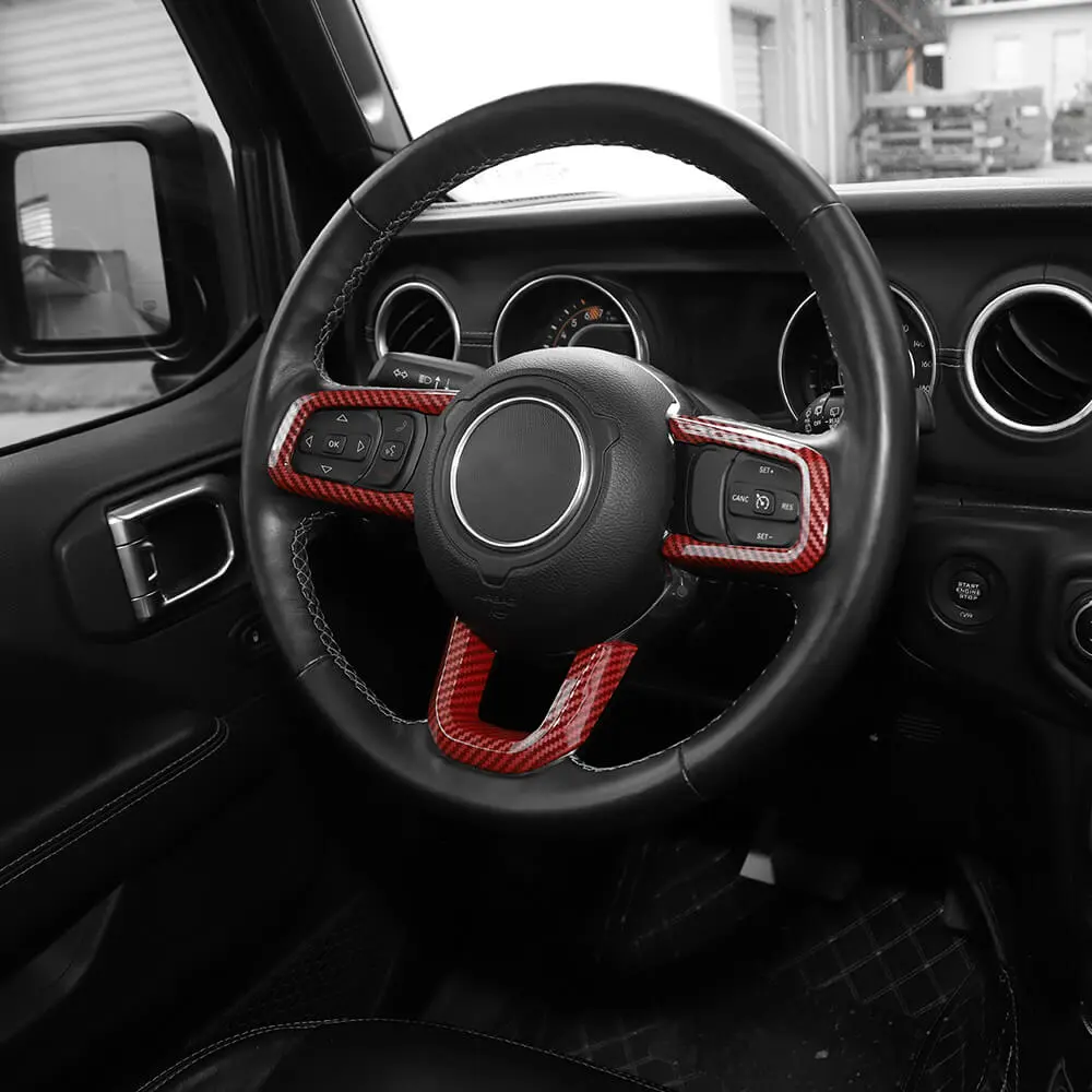 For 2018-2023 Jeep Wrangler JL & Gladiator JT 21-Piece Interior Dash & Center Console Accent Cover Trim Kit - Image 3