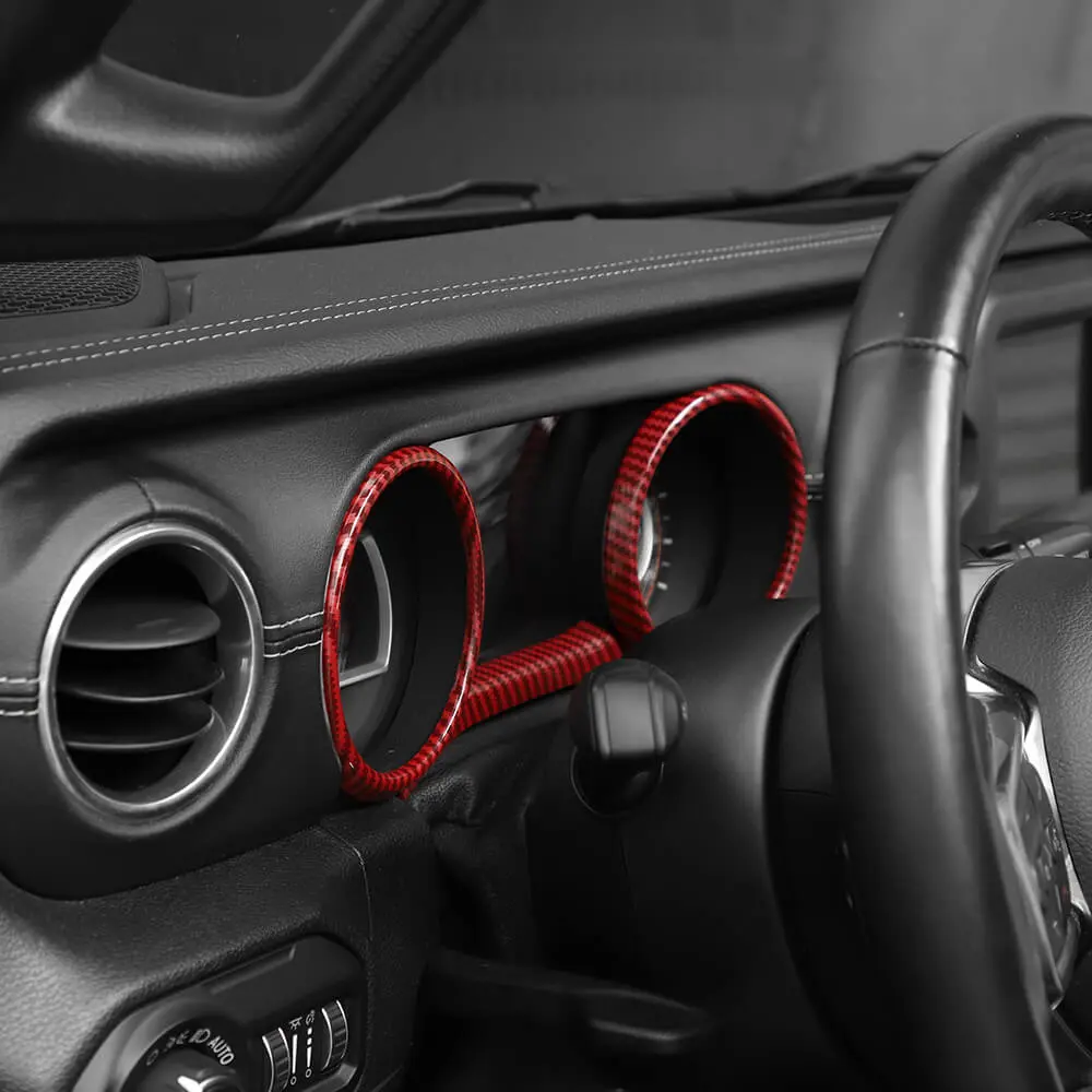 For 2018-2023 Jeep Wrangler JL & Gladiator JT 21-Piece Interior Dash & Center Console Accent Cover Trim Kit - Image 4