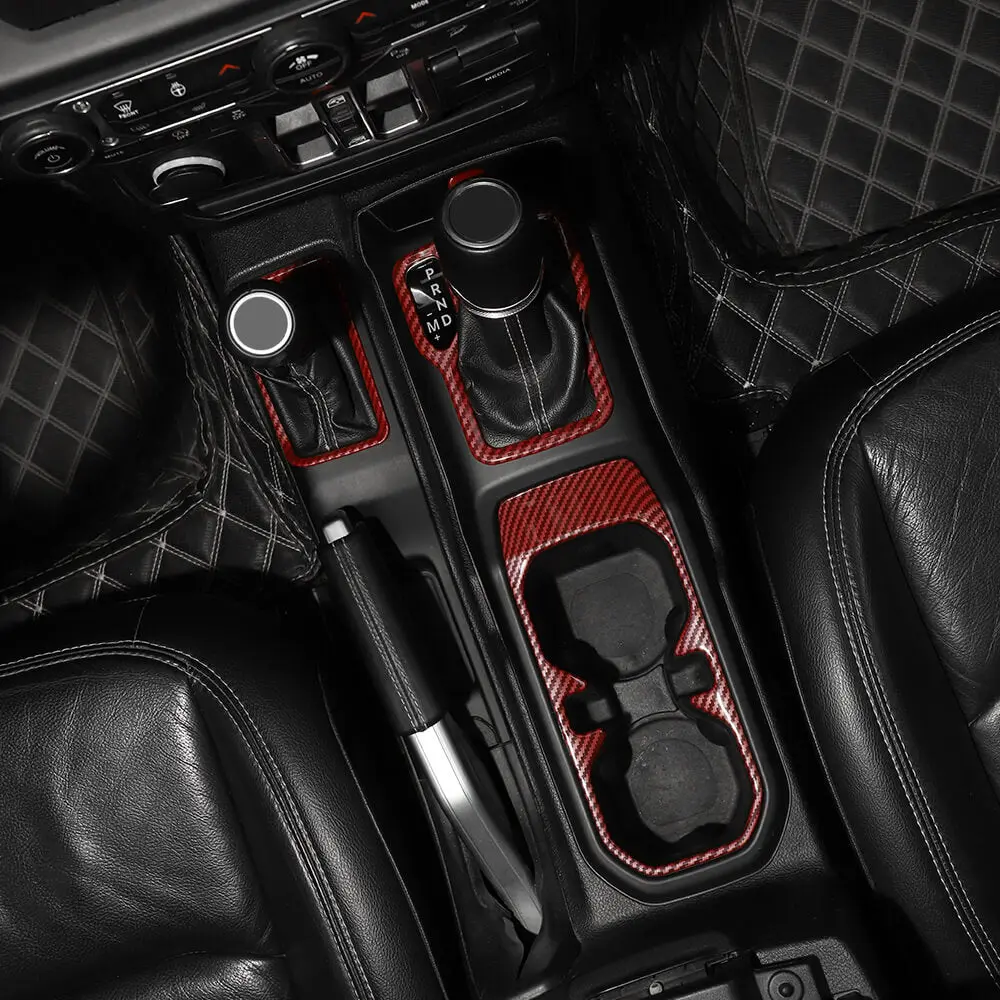 For 2018-2023 Jeep Wrangler JL & Gladiator JT 21-Piece Interior Dash & Center Console Accent Cover Trim Kit - Image 8