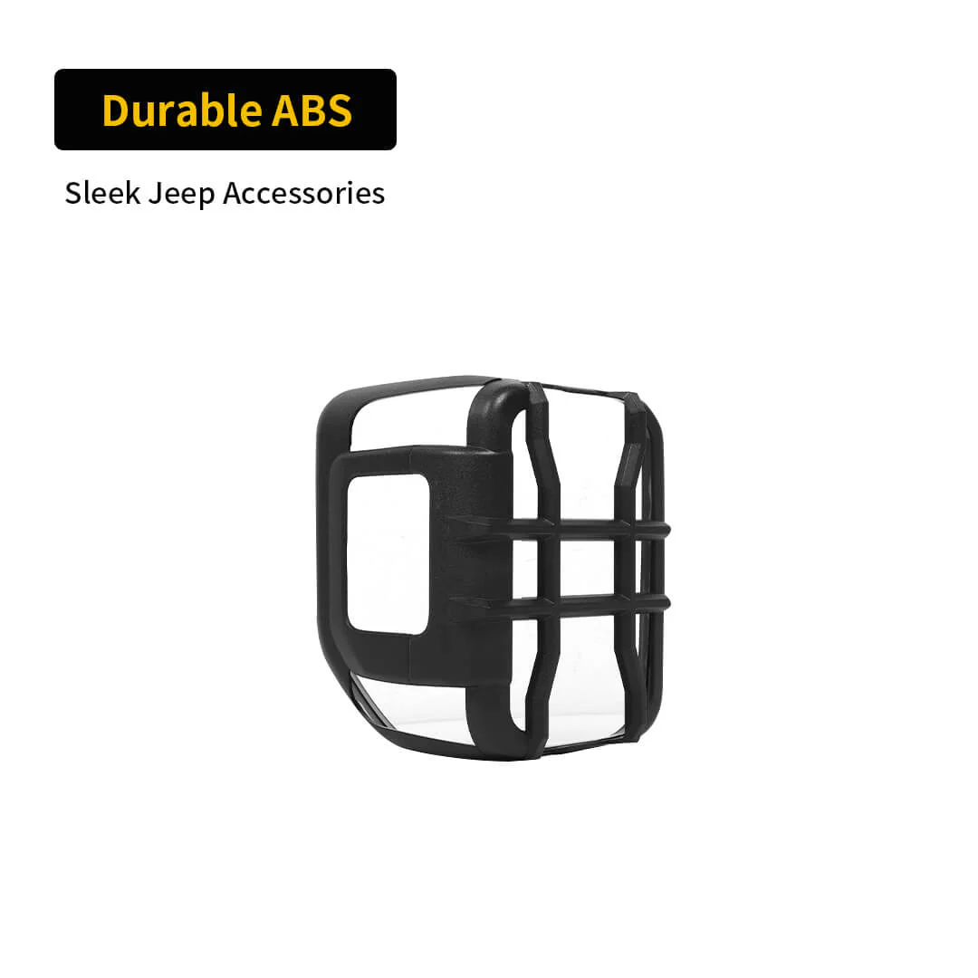 For 2018+ Jeep Gladiator JT Exterior LED Rear Tail Light Guards Cover Trim (4 pcs) - Image 9