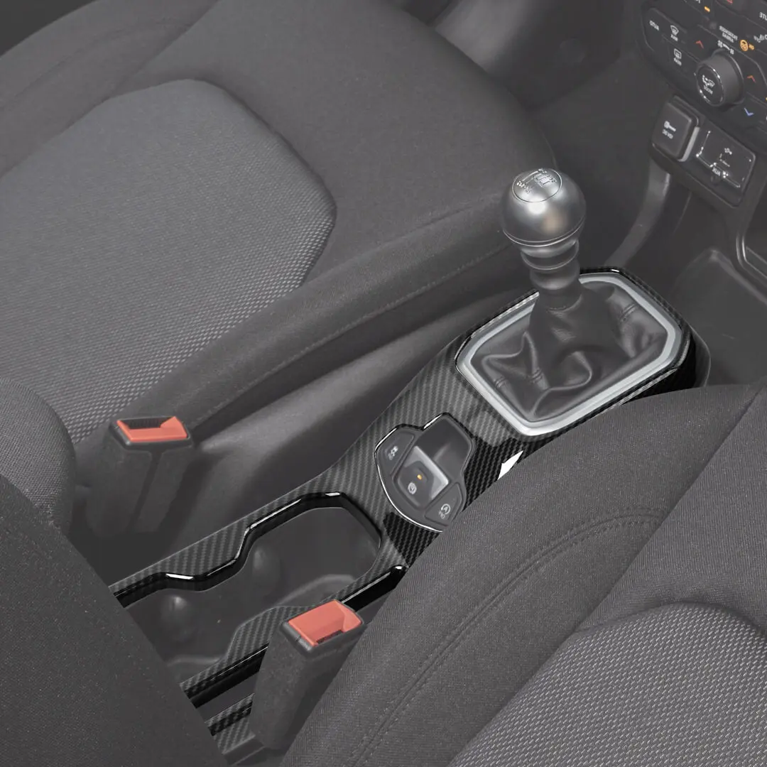 For 2018+ Jeep Renegade Gear Shift Frame Decor Pannel Cover Trim - Image 2