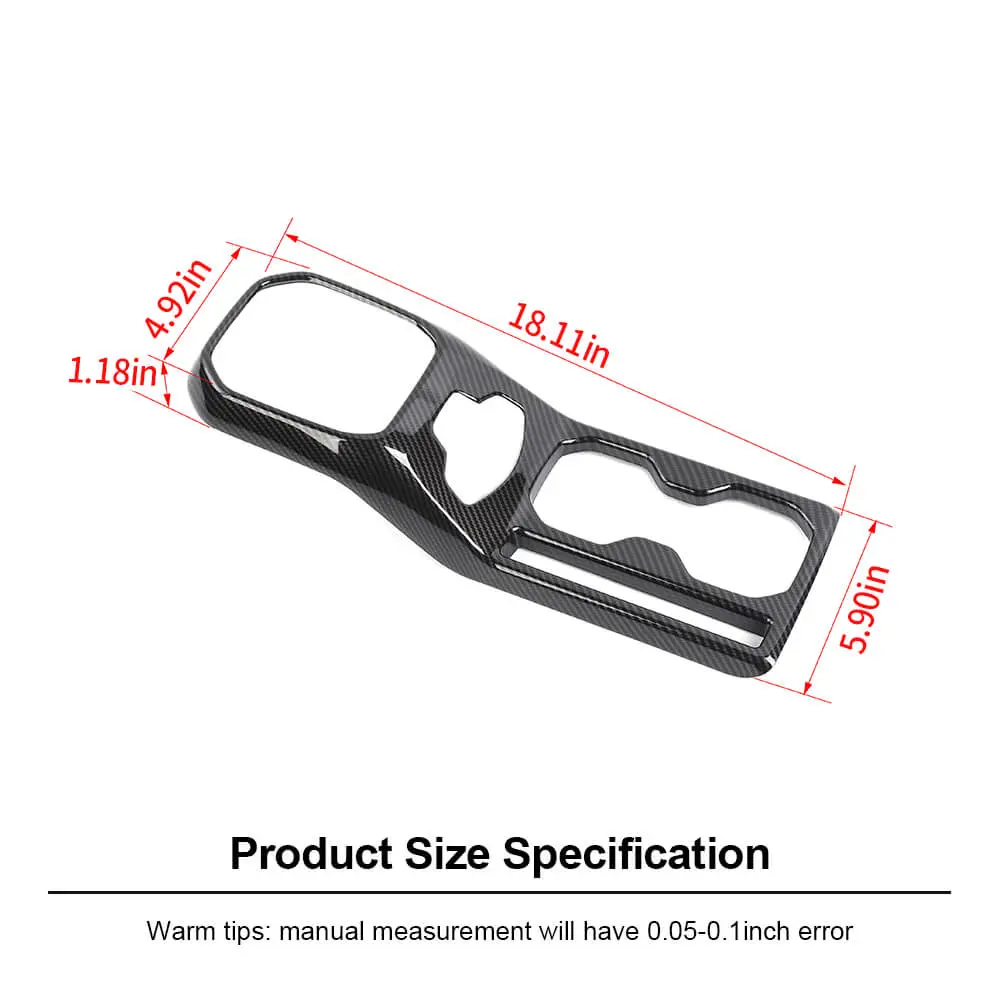 For 2018+ Jeep Renegade Gear Shift Frame Decor Pannel Cover Trim - Image 6