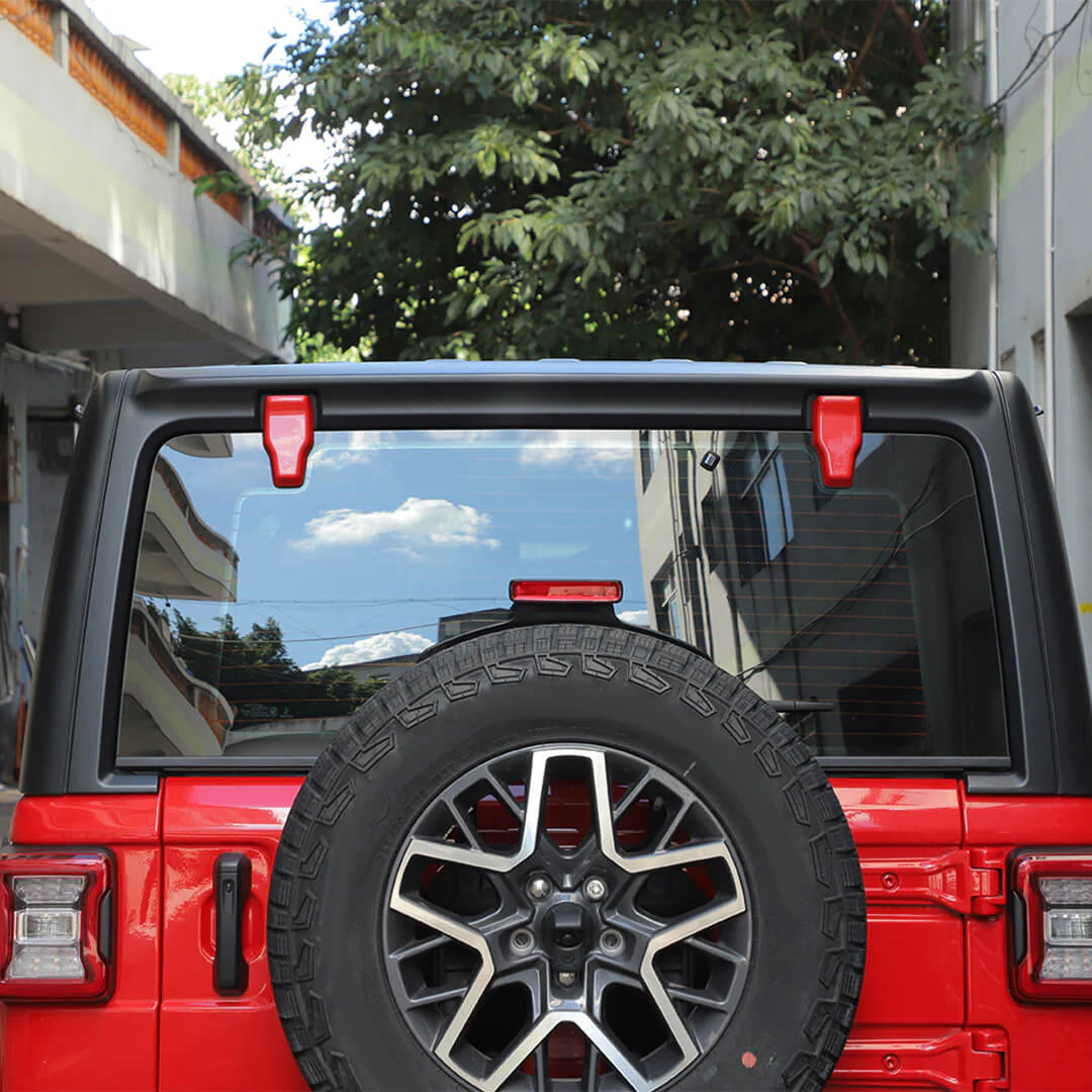 For 2018+ Jeep Wrangler JL 4-Door Version Exterior Car Door Hinge Handle Shell Cover Trim Kit (22 pcs) - Image 11