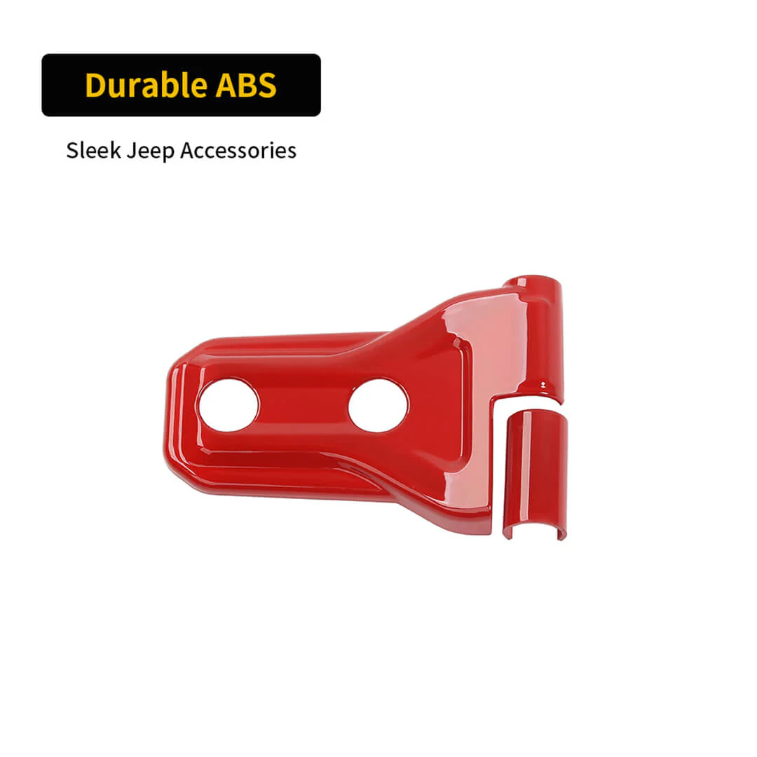 For 2018+ Jeep Wrangler JL 4-Door Version Exterior Car Door Hinge Handle Shell Cover Trim Kit (22 pcs) - Image 22