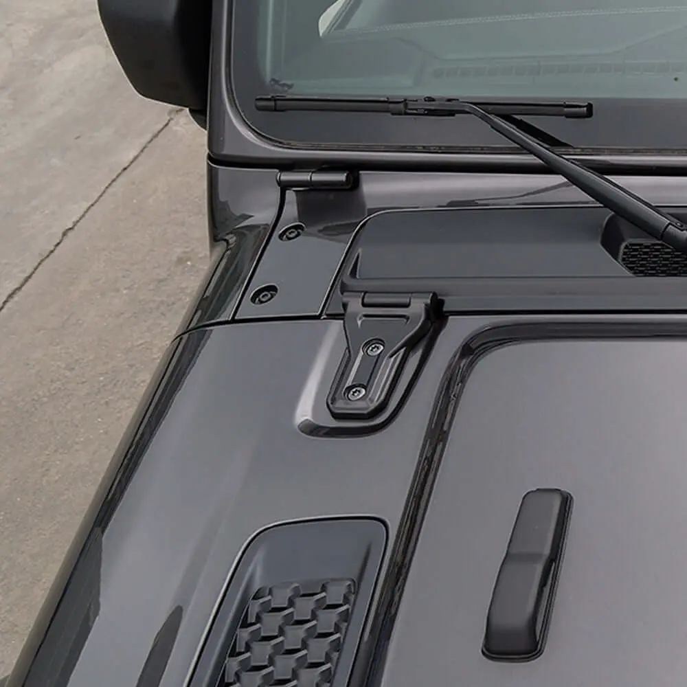 For 2018-2025 Jeep Wrangler JL 4-Dr 17x Door Handle/Door & Engine Hood & Spare Tire Bracket Hinge Trim Cover - Image 7