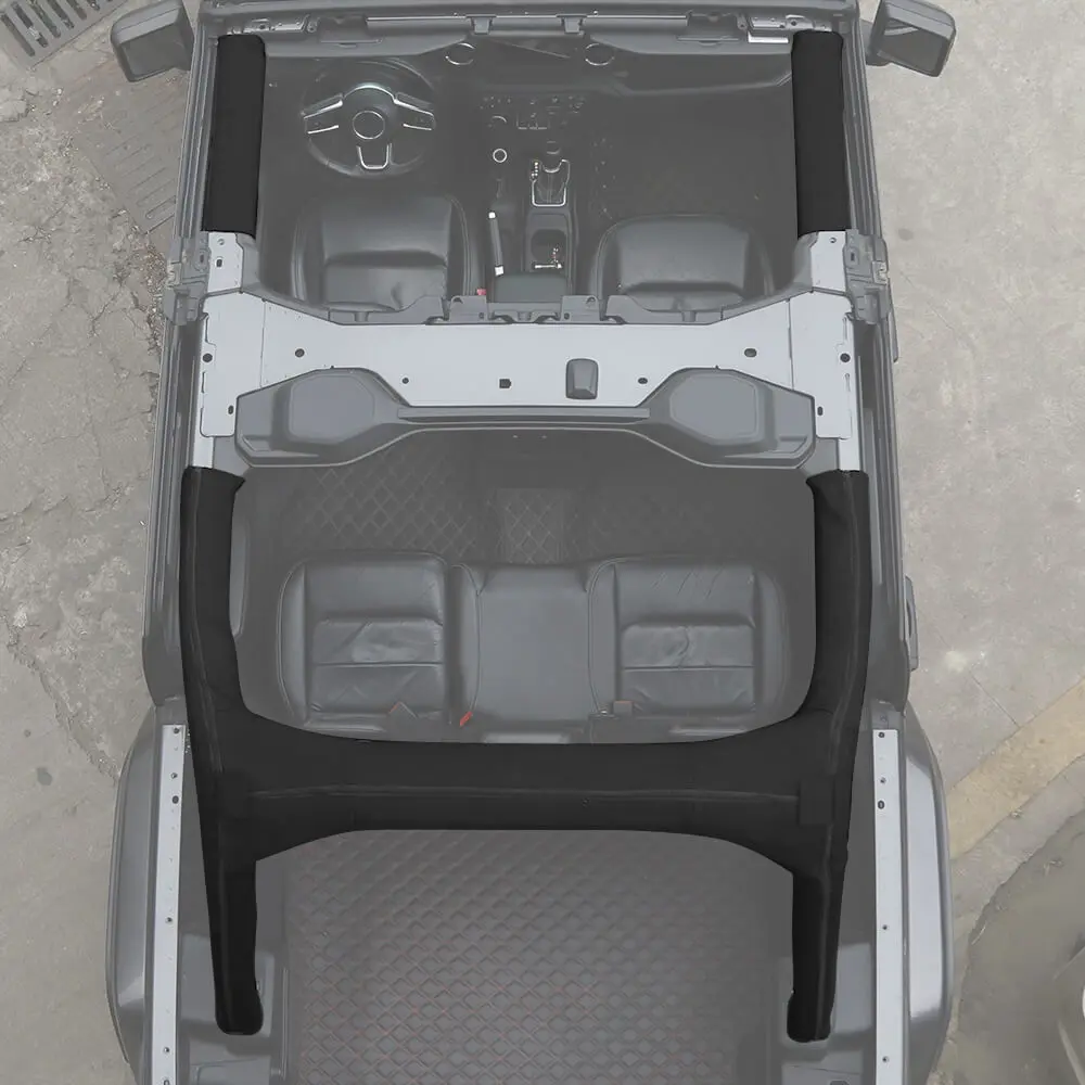 For 2018+ Jeep Wrangler JL JLU 4Door Roll Bar Cover Protect Prevent Scratch - Image 4