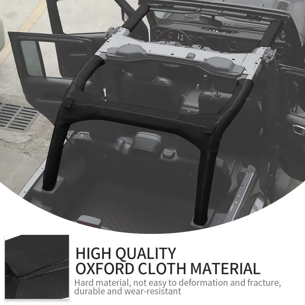 For 2018+ Jeep Wrangler JL JLU 4Door Roll Bar Cover Protect Prevent Scratch - Image 8