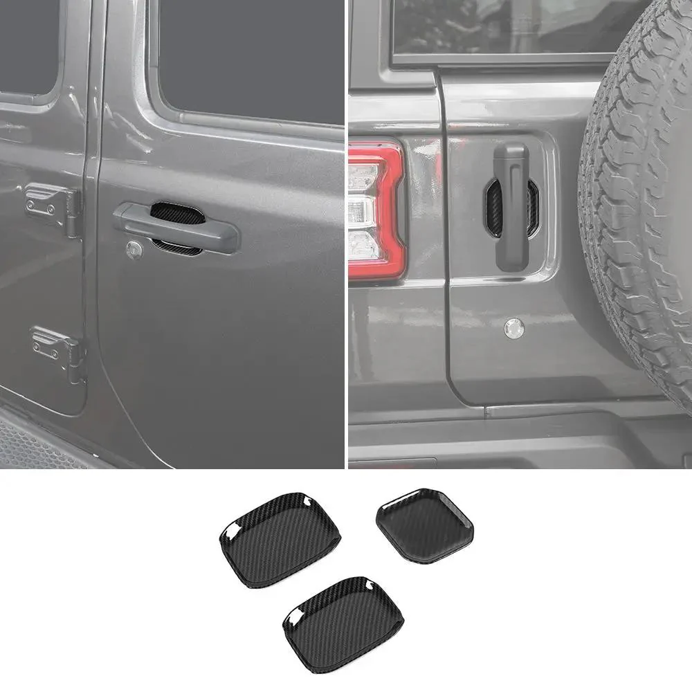 For 2018+ Jeep Wrangler JL Door Handle Bowl Trims 2Dr 3PCS - Image 10