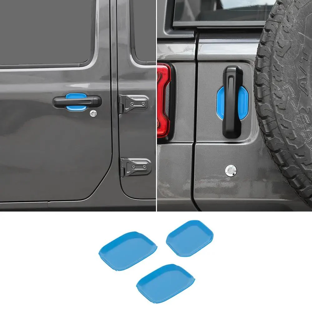 For 2018+ Jeep Wrangler JL Door Handle Bowl Trims 2Dr 3PCS - Image 12